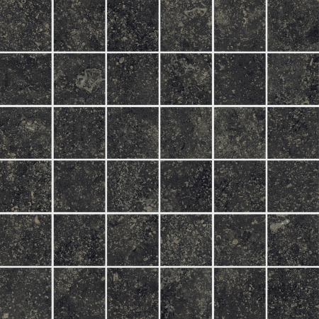 Room Stone Black Mosaico Cer 30x30
